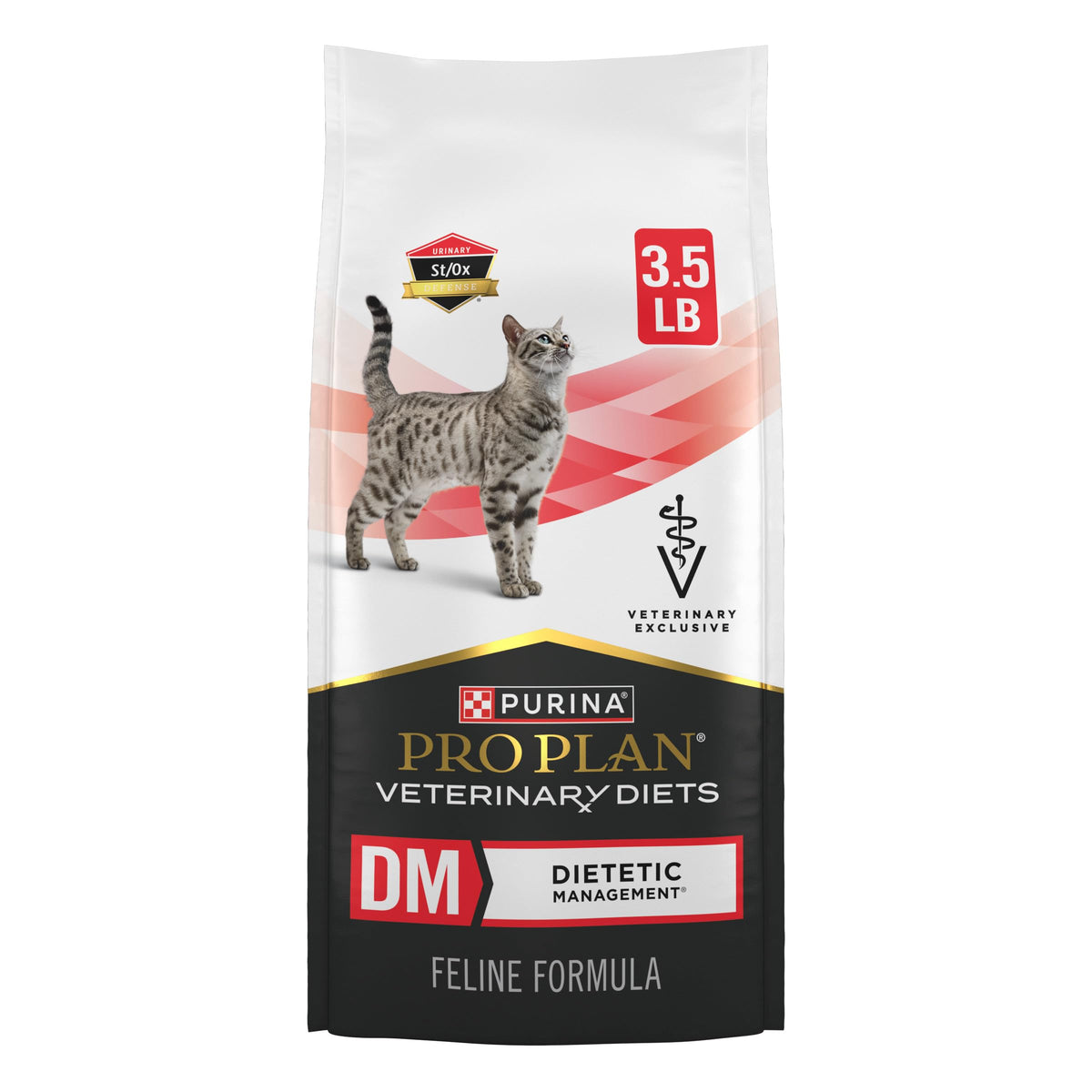 Purina Pro Plan DM, pienso seco para gatos en plato, ayuda a mantener la masa magra.