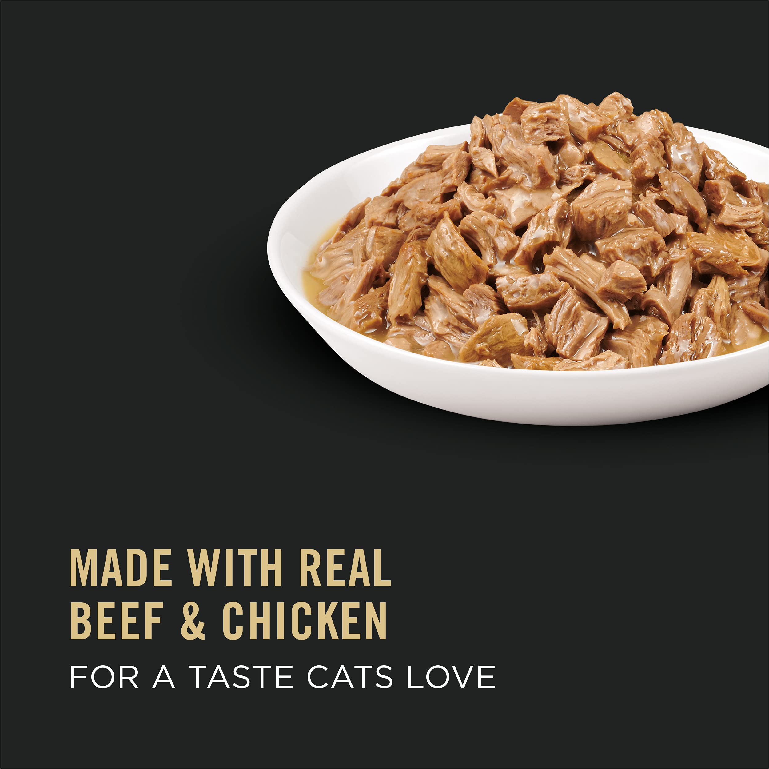 Purina Pro Plan Gato con trozos res y pollo en salsa espesa