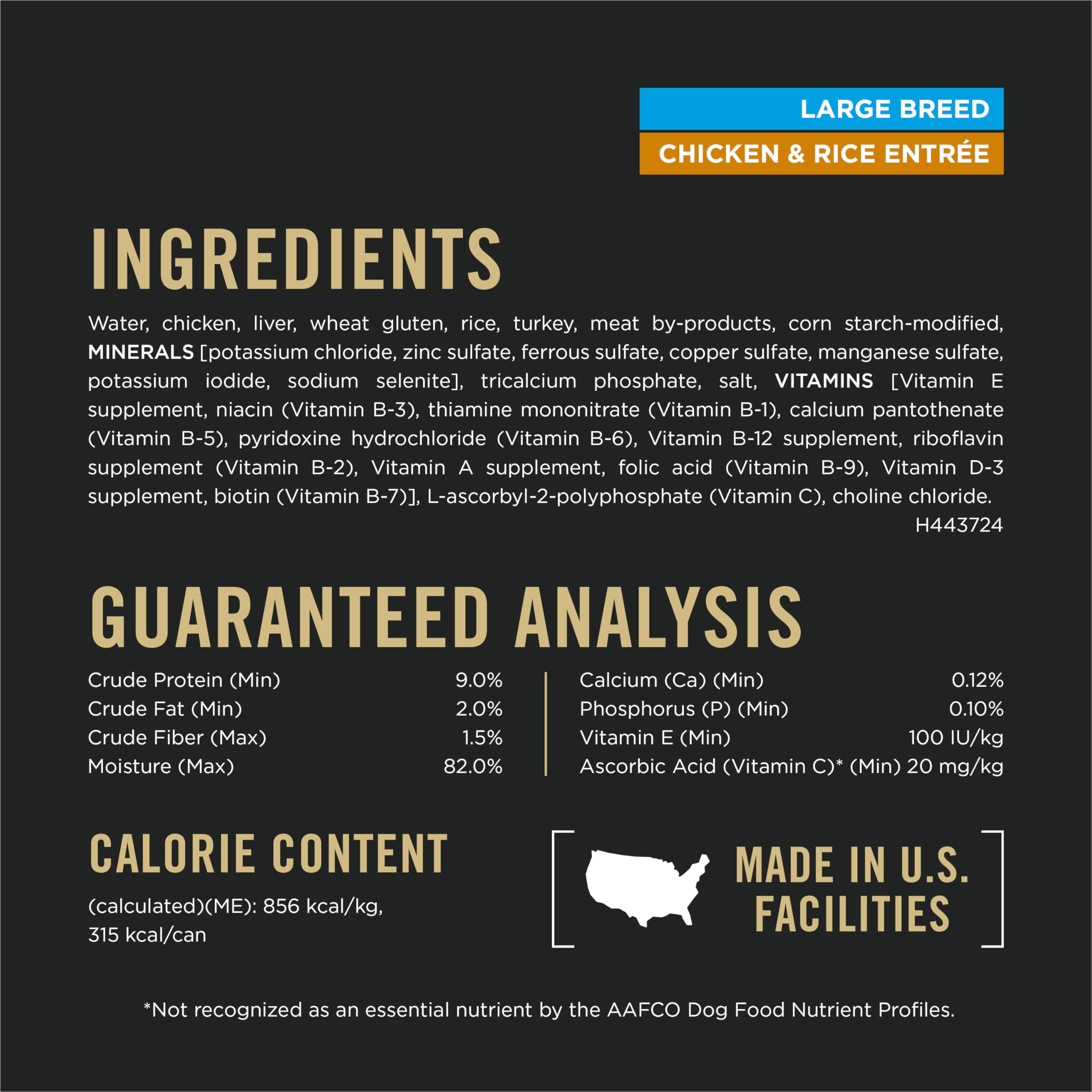 Purina Pro Plan Gravy ingredientes naturales: pollo real y arroz aportan proteína y fibra.