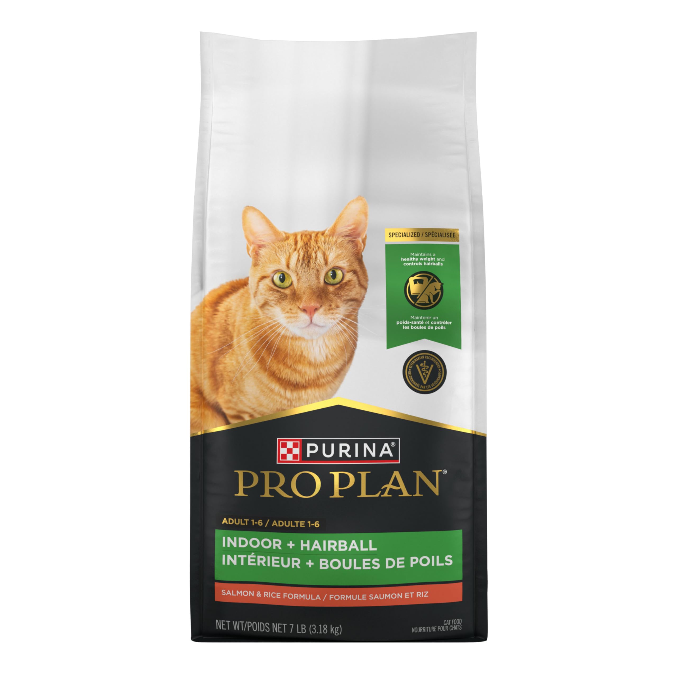 Purina Pro Plan Hairball Indoor, probióticos vivos para soporte digestivo