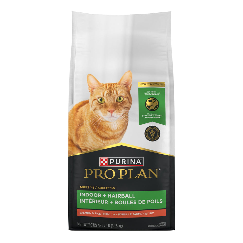 Purina Pro Plan Hairball Indoor, probióticos vivos para soporte digestivo