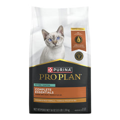 Purina Pro Plan Kitten Dry Food: tazón con porciones, textura crujiente que gusta a los gatitos.