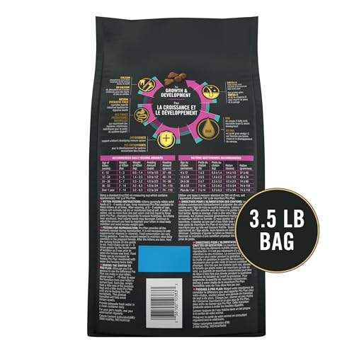 Purina Pro Plan Kitten envase de 3,5 libras.