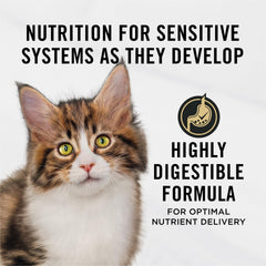 Purina Pro Plan Kitten estómago sensible, digestión suave.