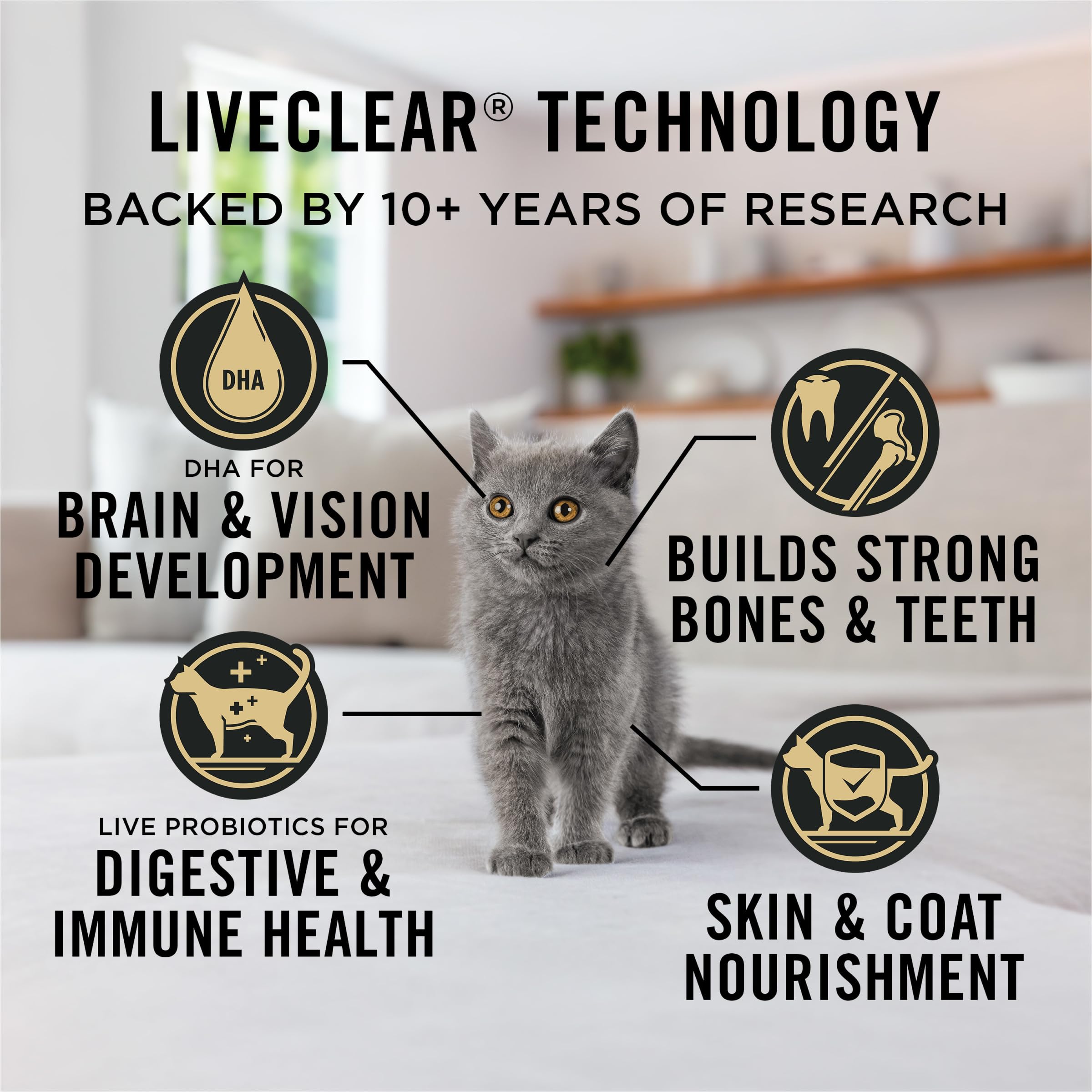 Purina Pro Plan LiveClear probióticos para digestión e inmunidad