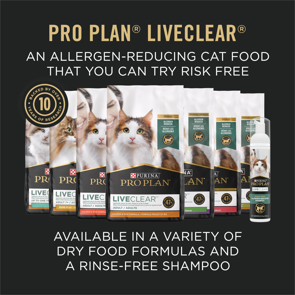 Purina Pro Plan LiveClear textura crujiente que mejora la experiencia de comer