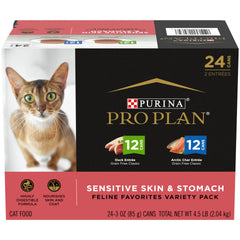 Purina Pro Plan pato en lata de 3 onzas para pelaje sano y piel