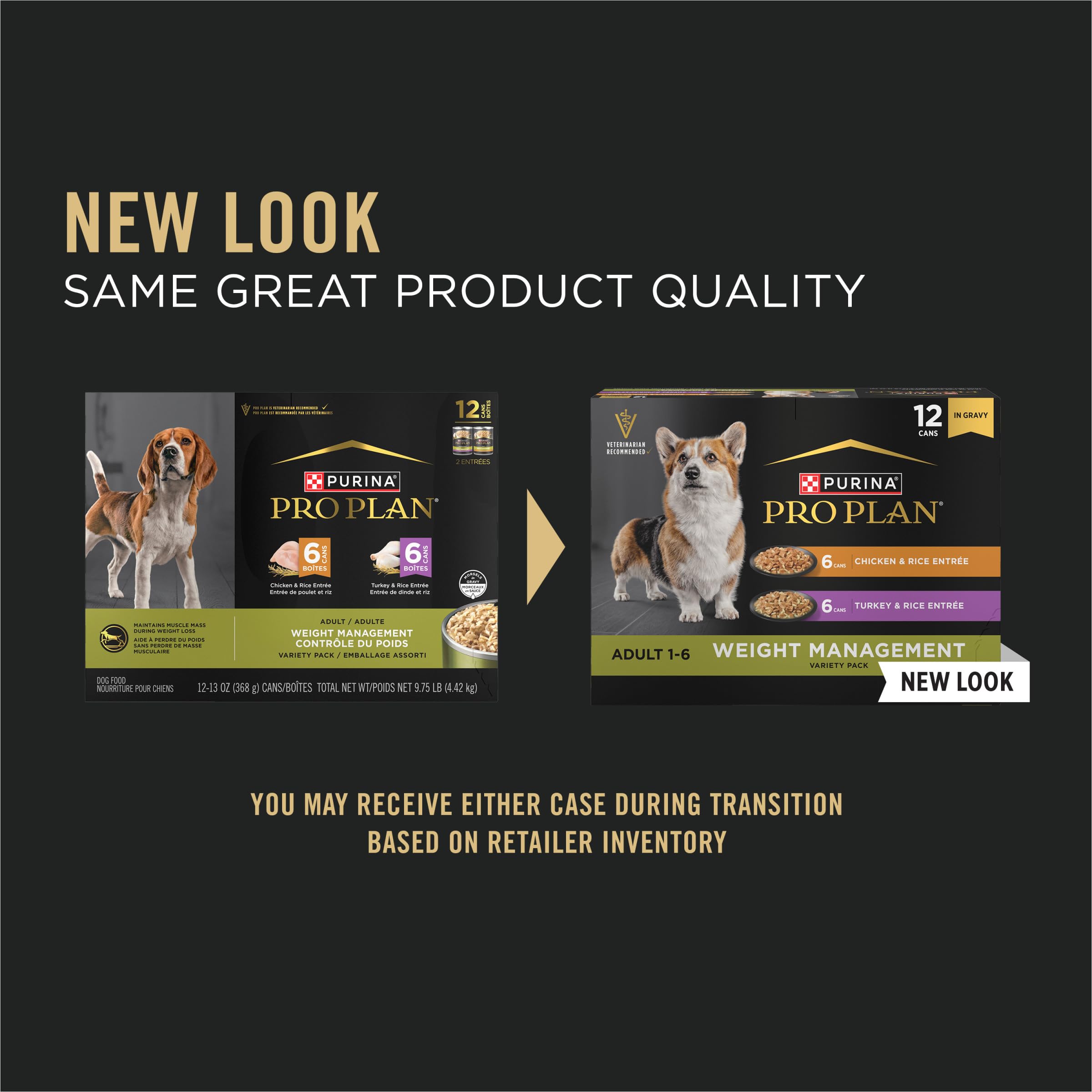 Purina Pro Plan, lata de pavo y arroz en salsa, apoya sistema inmunitario y piel saludable.