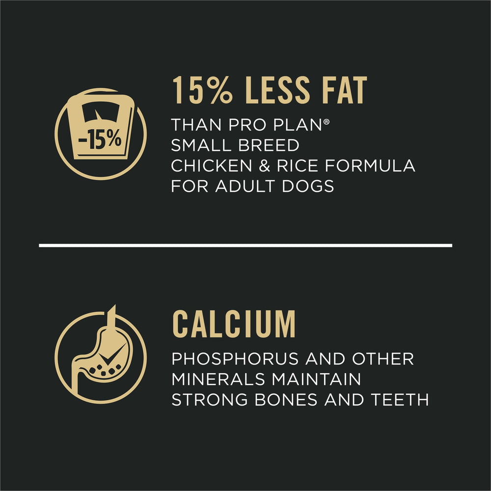 Purina Pro Plan para razas pequeñas con pollo como primer ingrediente para nutrición de calidad.