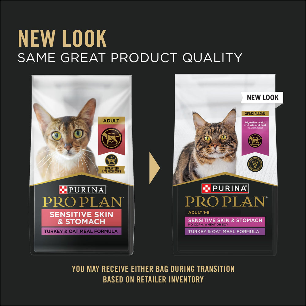 Purina Pro Plan con pavo como primer ingrediente para gatos.