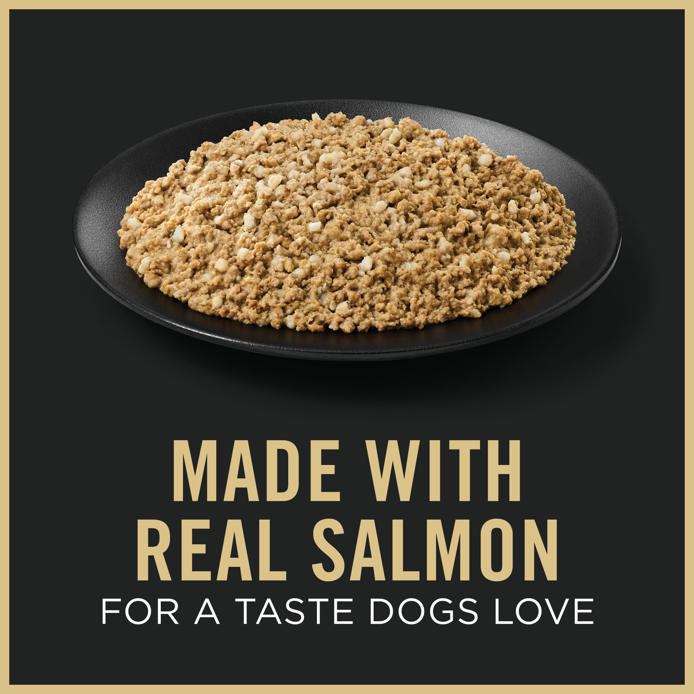 Purina Pro Plan Puppy Classic, salmón en salsa, textura suave para crecimiento cómodo.