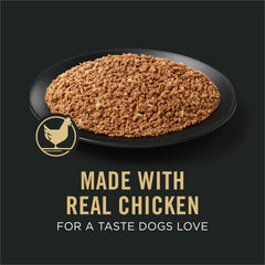 Purina Pro Plan SENIOR 7+ porciones listas para servir para comidas diarias.
