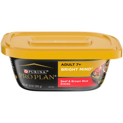 Purina Pro Plan Senior Bright Mind tarrina 10oz frente: sabor agradable para perros mayores