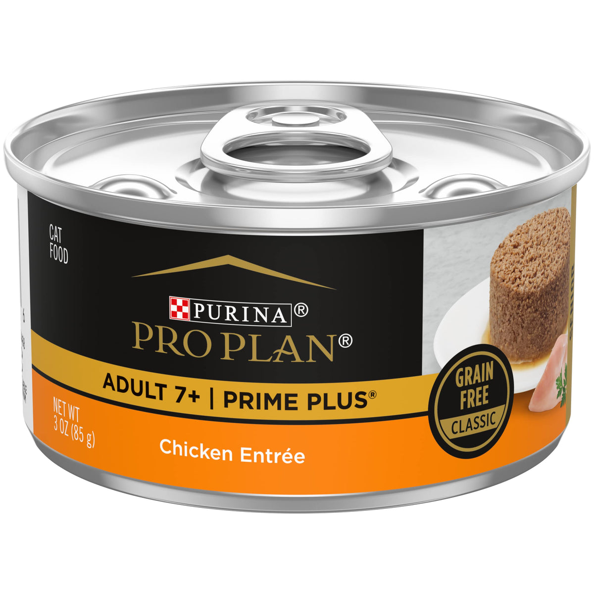 Purina Pro Plan Senior, lata de pâté con empaque práctico para gatos mayores