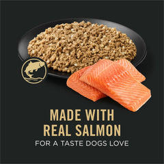 Purina Pro Plan paté de salmón y arroz en lata, primera vista del envase