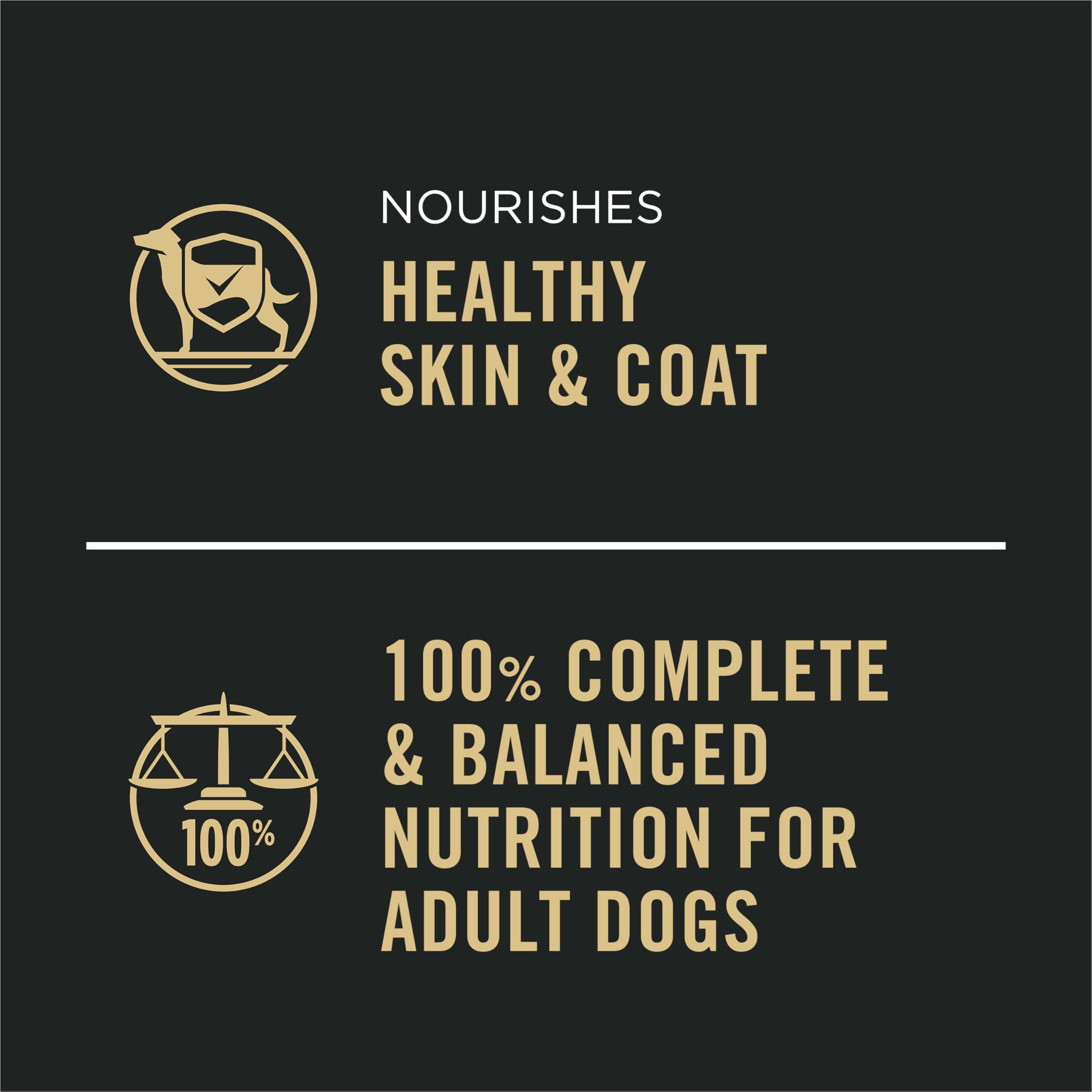 Proteína alta en Purina Pro Plan sin-granos para perros adultos