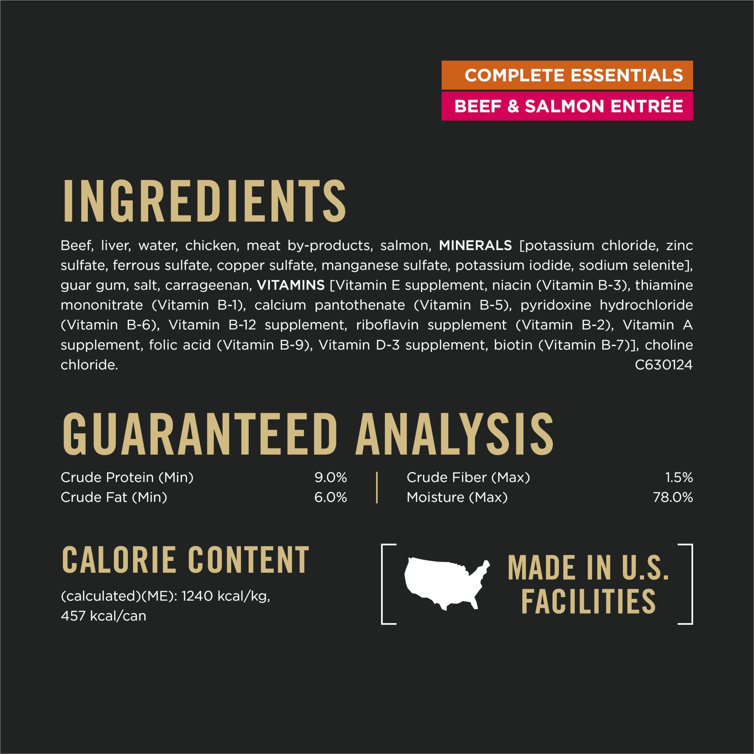 23 vitaminas y nutrientes en Purina Pro Plan sin-granos