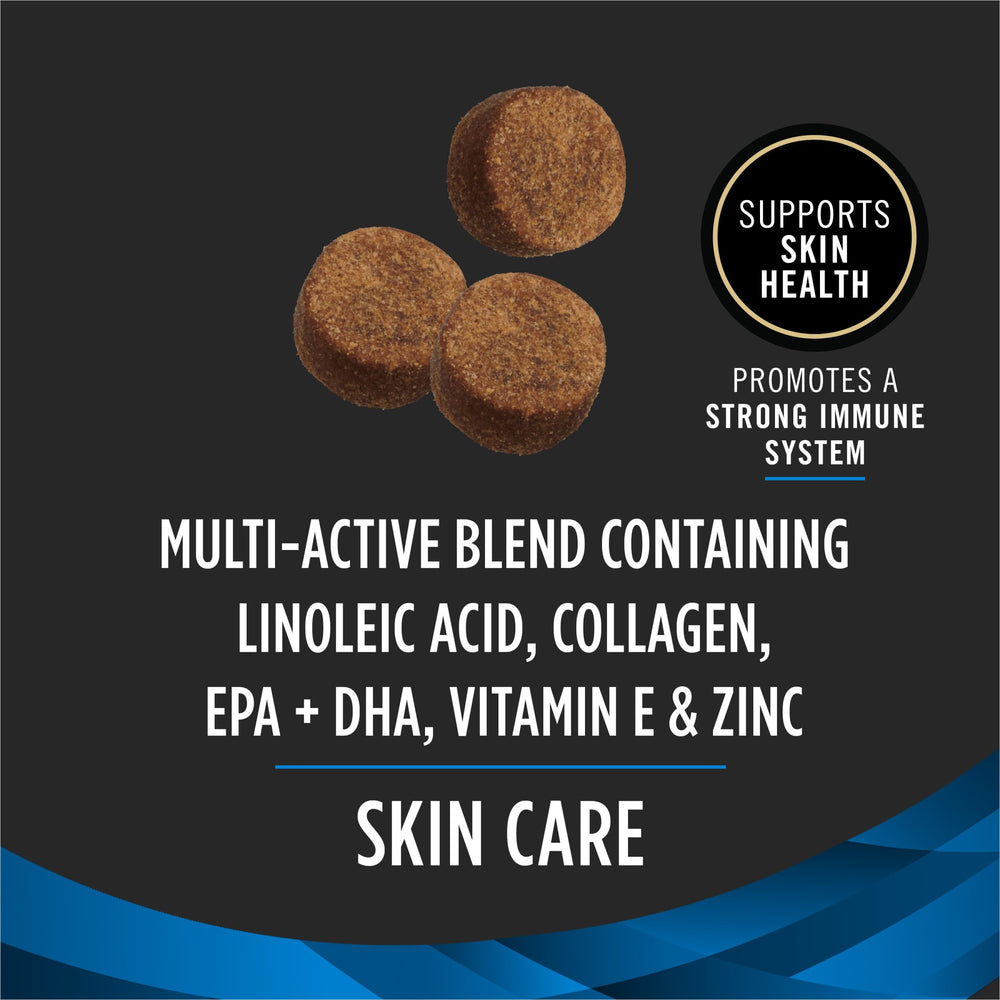 Purina Pro Plan Skin Care masticables suaves para uso diario.