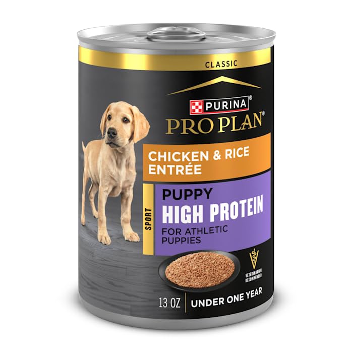 Purina Pro Plan Sport, 23 vitaminas y minerales para bienestar general del cachorro.