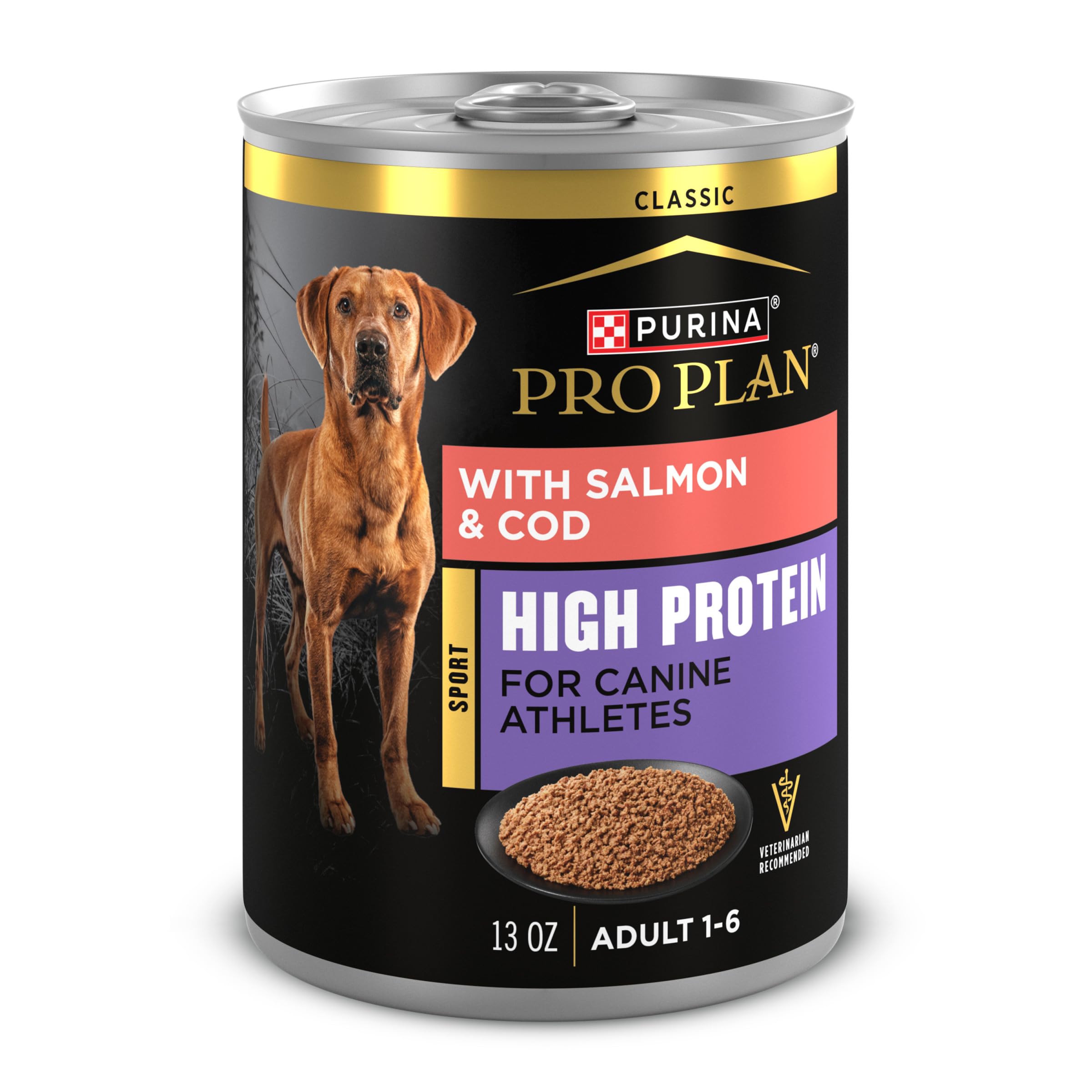 Purina Pro Plan Sport salmón y bacalao, ración húmeda para perros activos