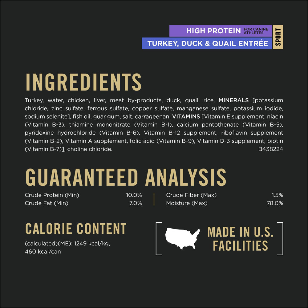 Purina Pro Plan Sport sin colorantes ni conservantes artificiales