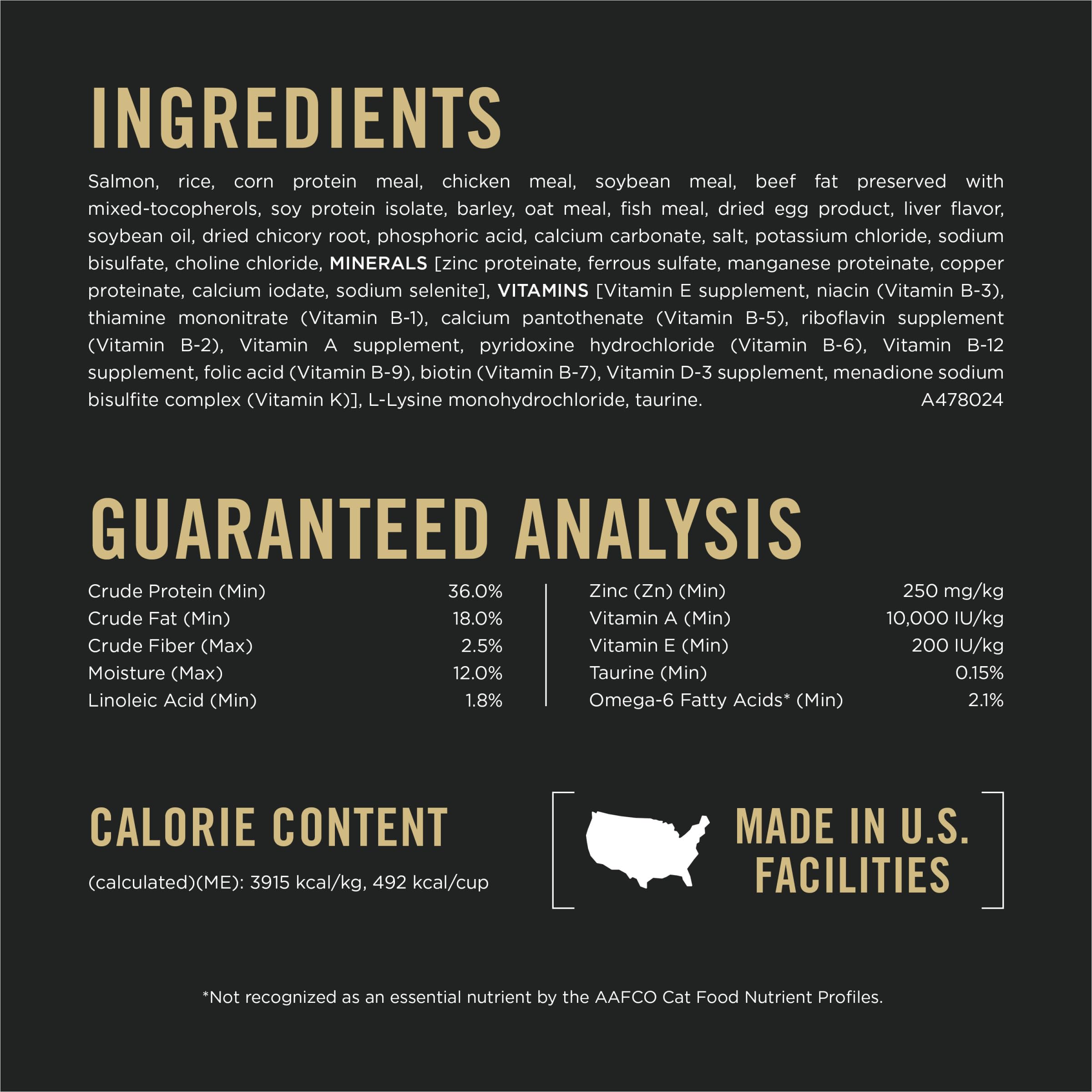 Purina Pro Plan textura kibble en detalle, aspecto nutritivo.
