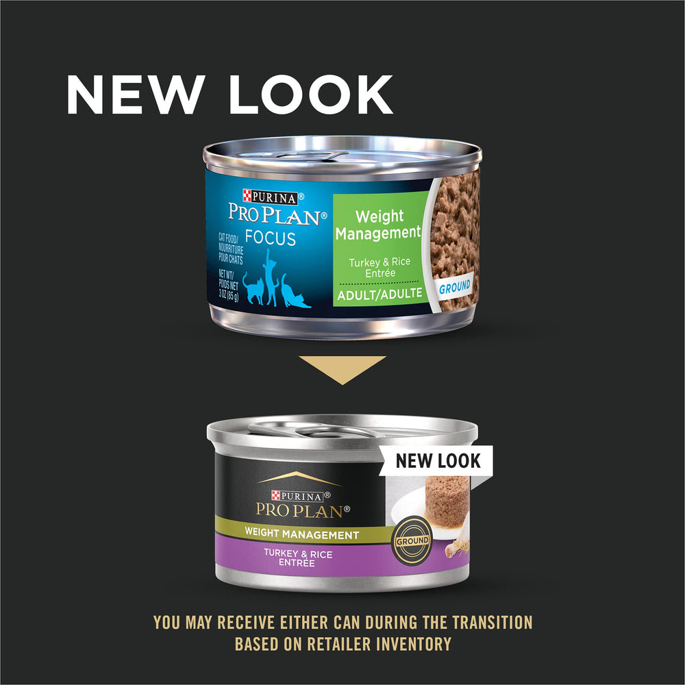 Purina Pro Plan: textura suave de pavo y arroz en pate de 3oz para gatos