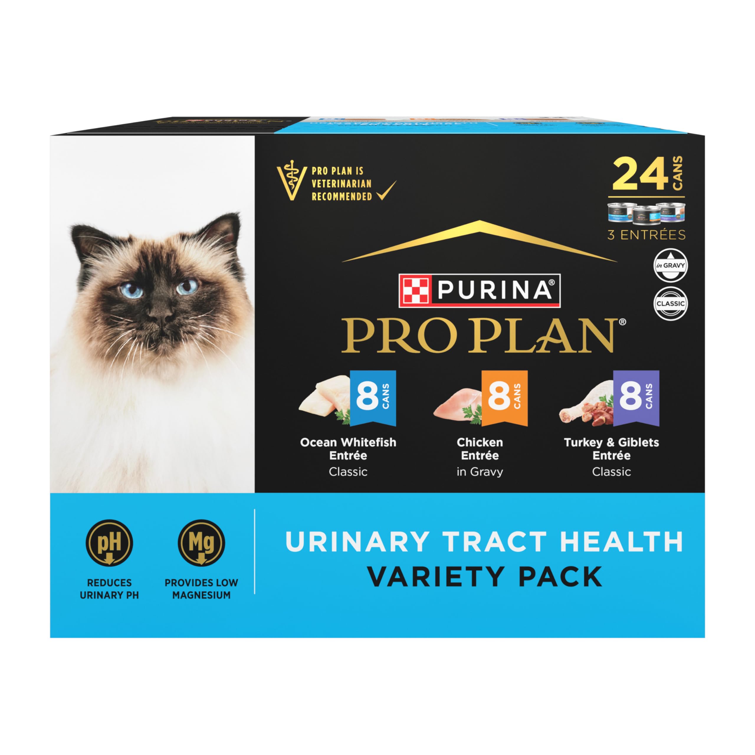 Purina Pro Plan urinaria: variedad de latas de 85 g para sabores atractivos y salud urinaria