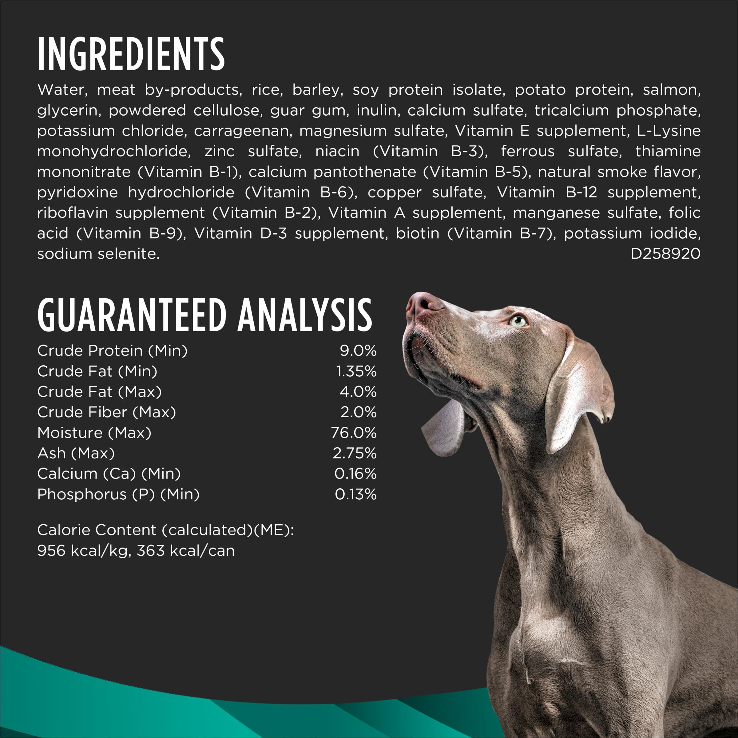Purina Pro Plan Veterinary Diets Textura Húmeda, primer plano de ingredientes de calidad.