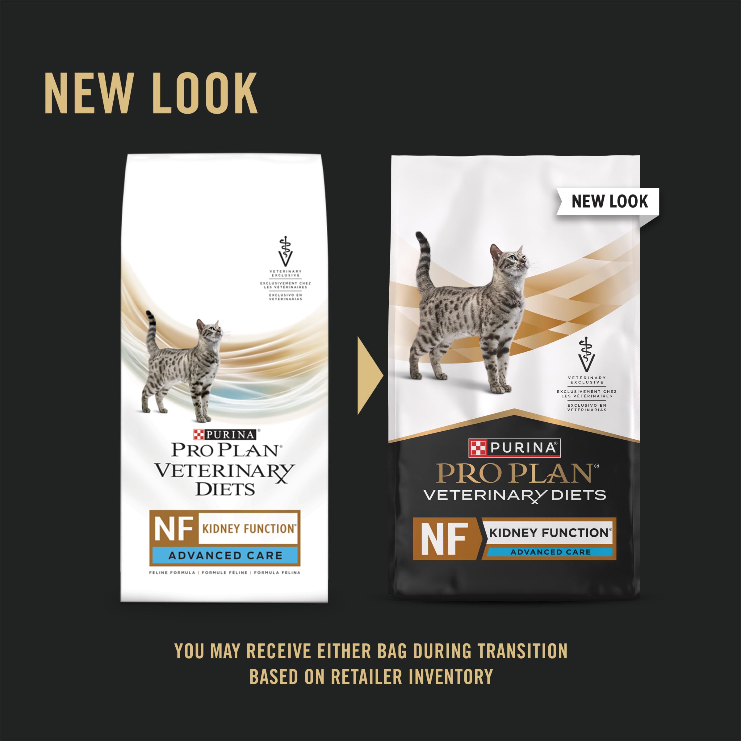 Purina Pro Plan Veterinary Diets NF empaque frontal, presentación clara