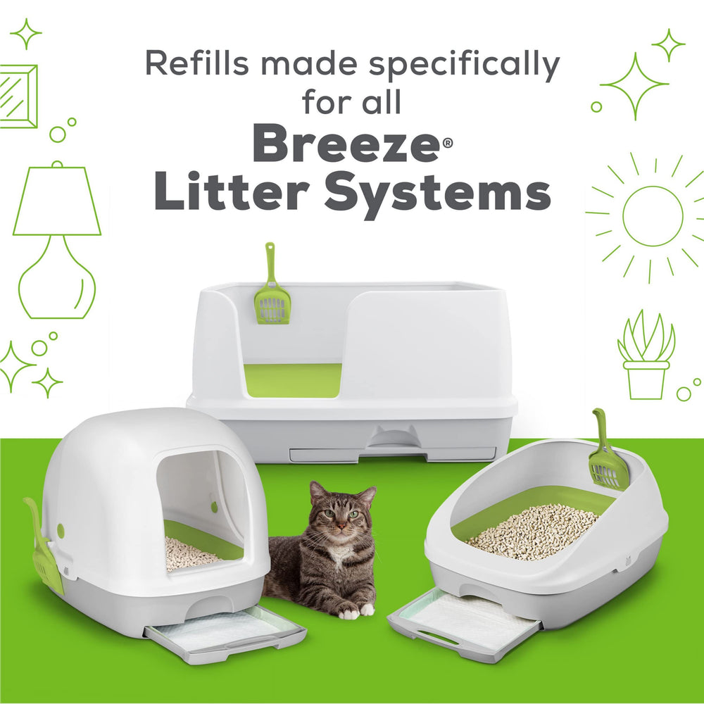 Purina Tidy Cats Breeze Pellets, bolsa fácil de almacenar y manejar.
