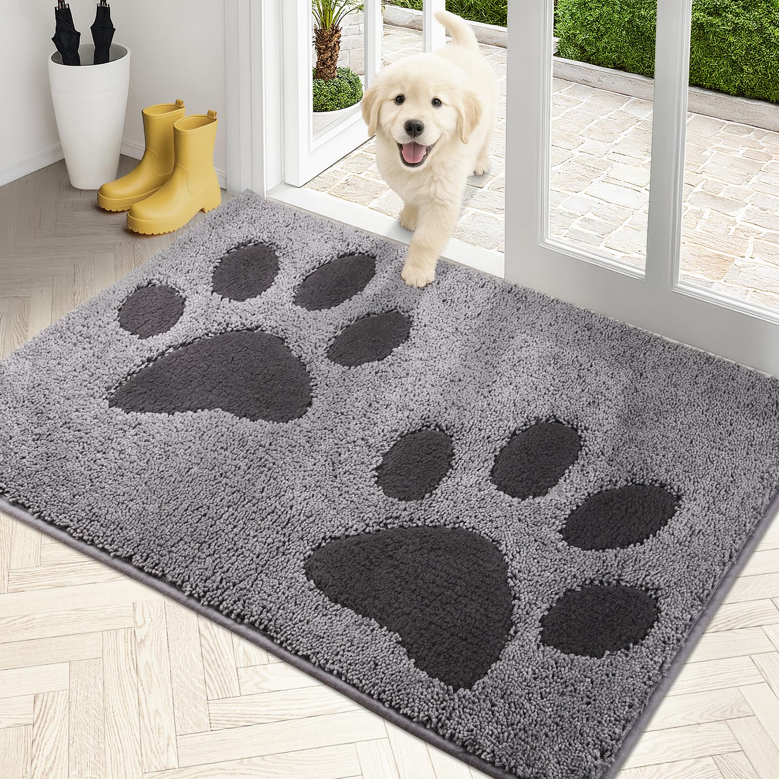 PURRUGS alfombra de entrada con trampa de suciedad para calzado diario