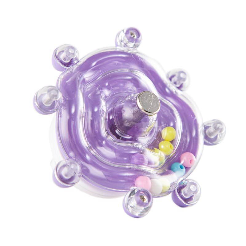 PUUROF Lovebird: platillo giratorio para loros pequeños, estimula juego interactivo en jaula.