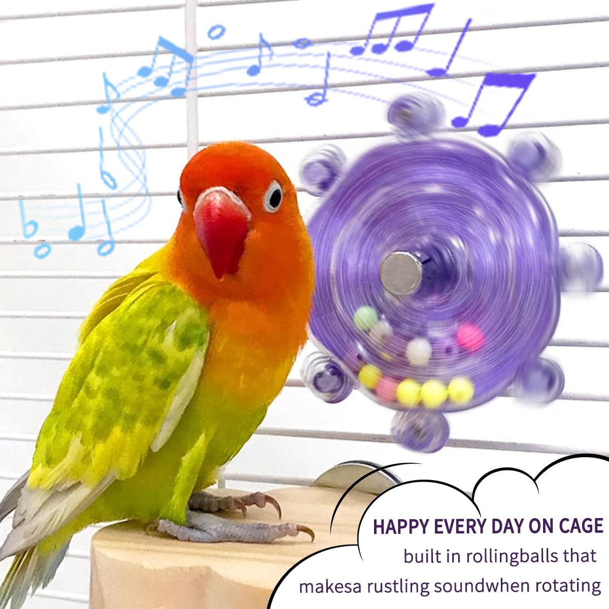 PUUROF Regalo ideal para aves y curiosidad por nuevos juguetes