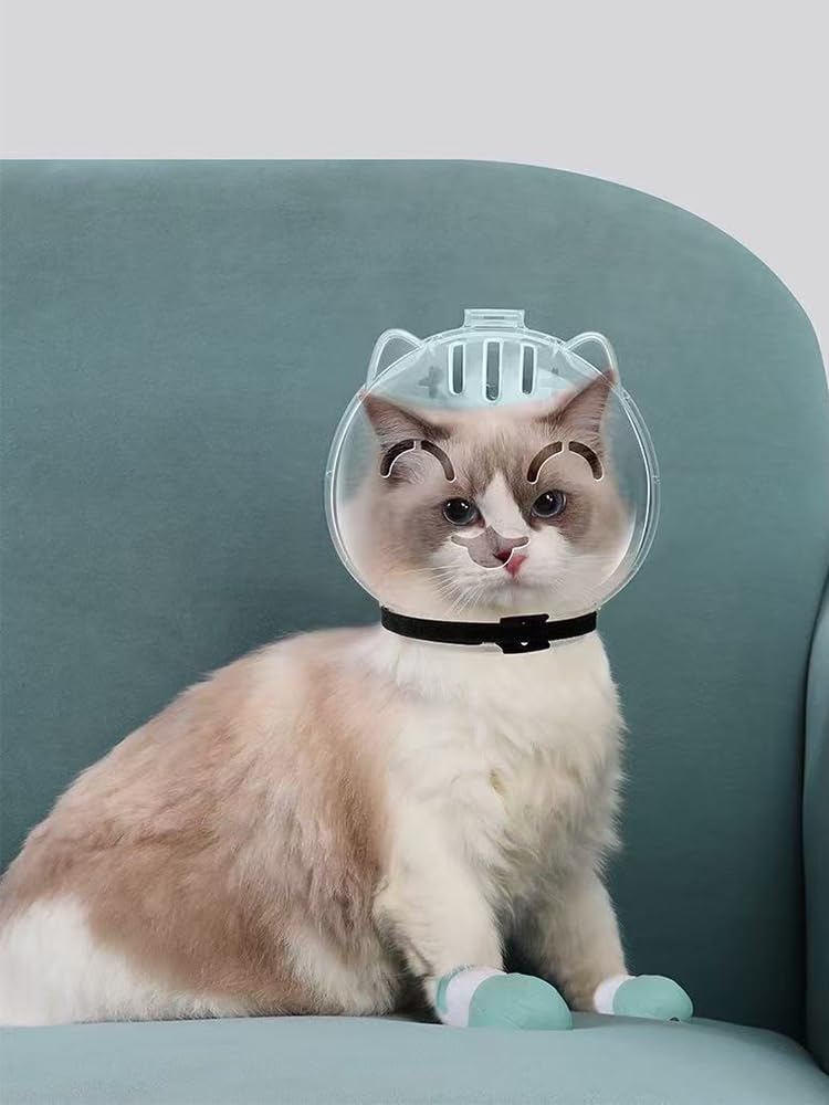 PUXING bozal gato seguridad y confort durante las visitas o sesiones
