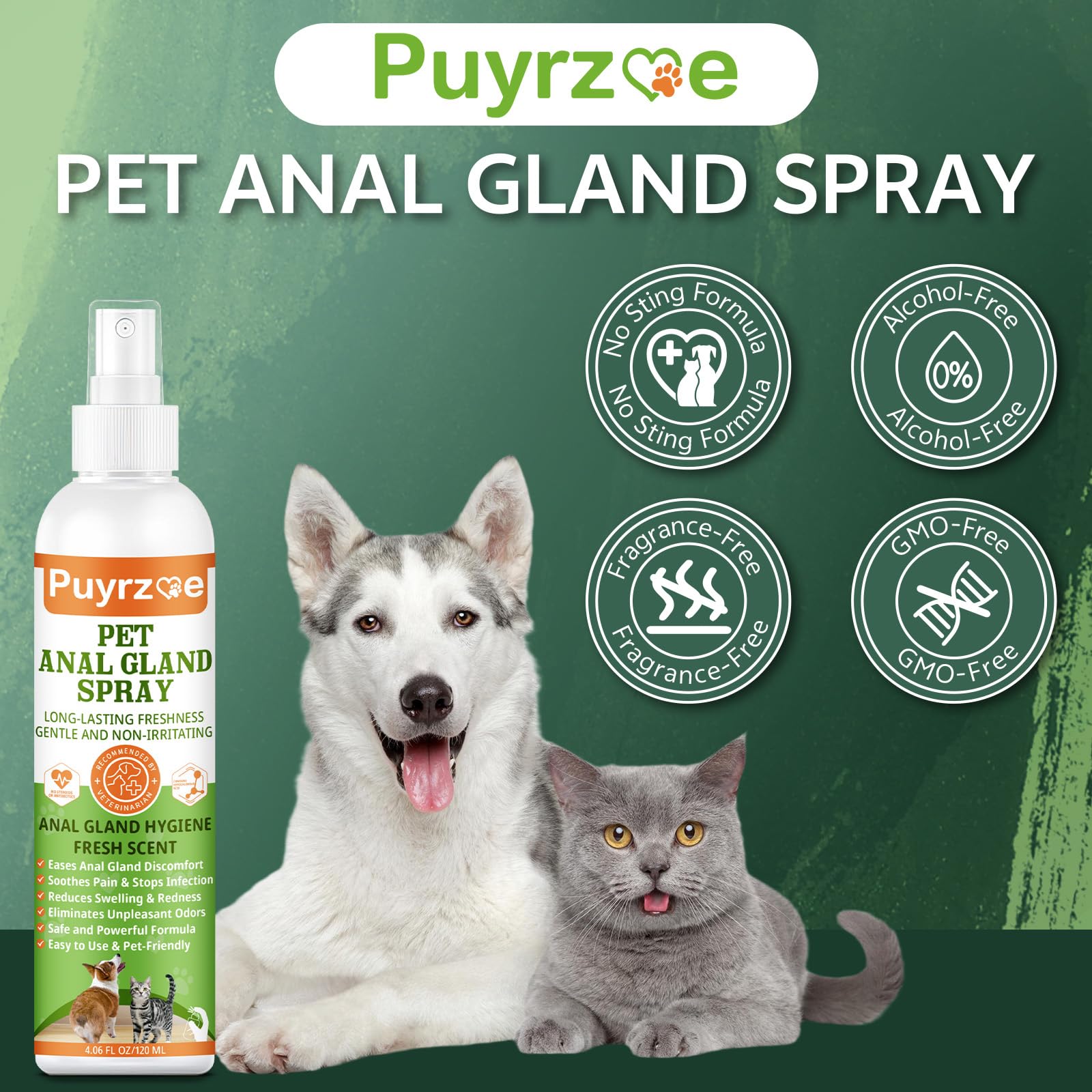 Puyrzoe Aerosol Nano Plata: propiedades antiprurito para comodidad.