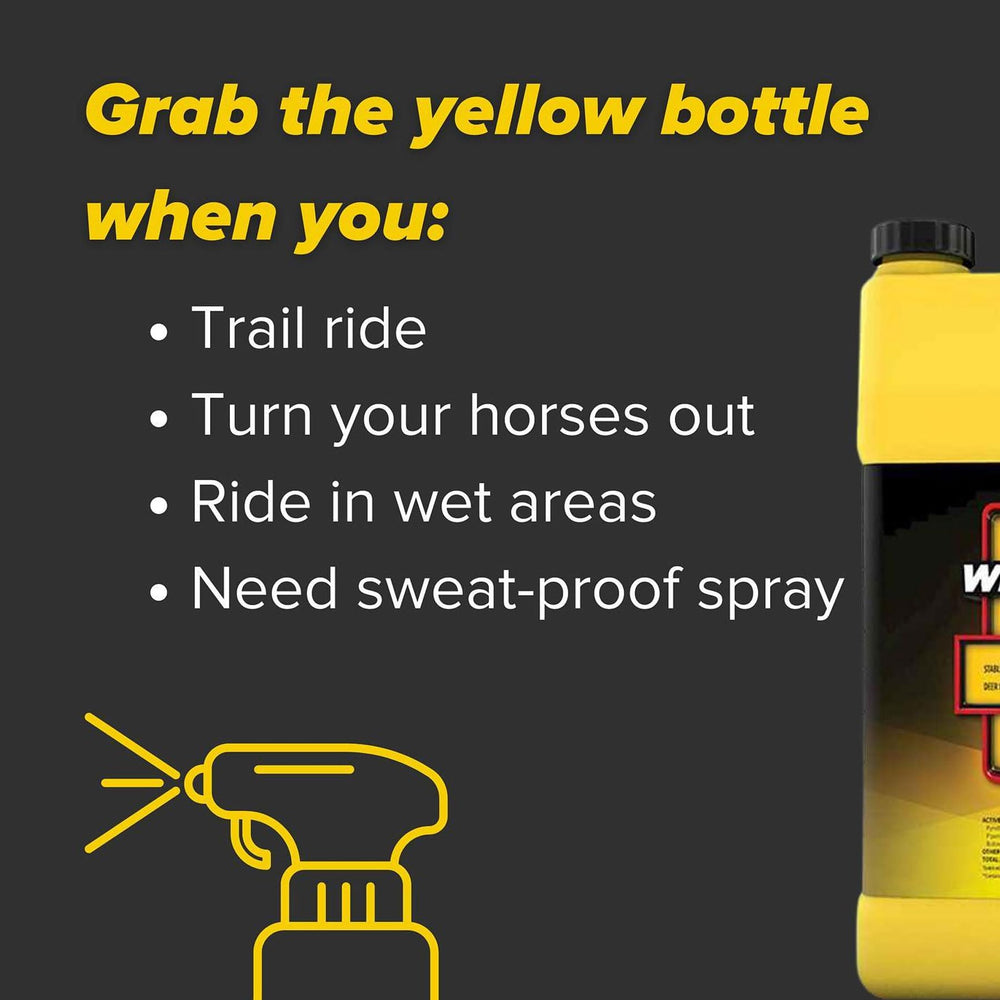 Pelaje del caballo brillante tras aplicar Pyranha Wipe N' Spray