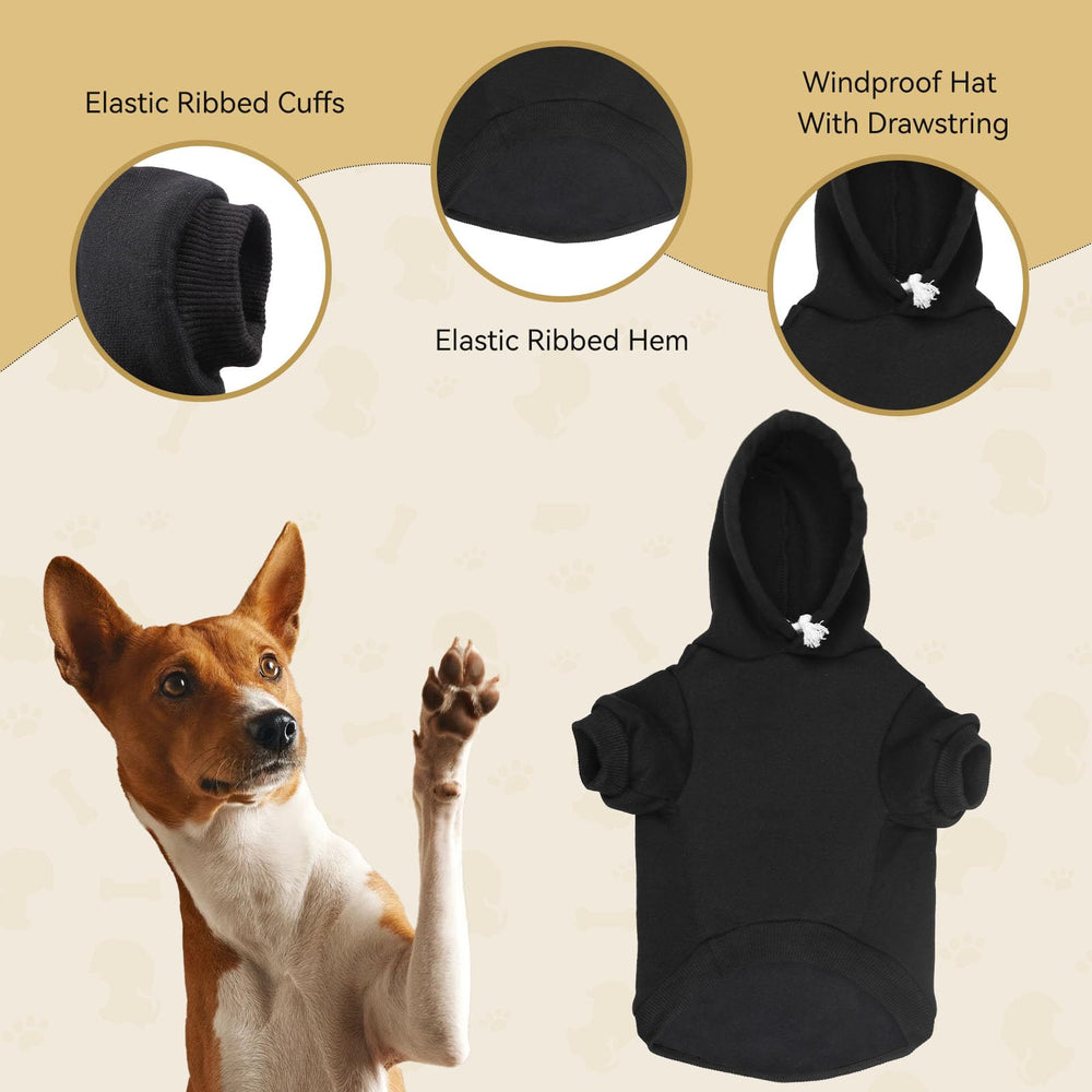 QDYU diseño con impresión SEGURIDAD para perro grande