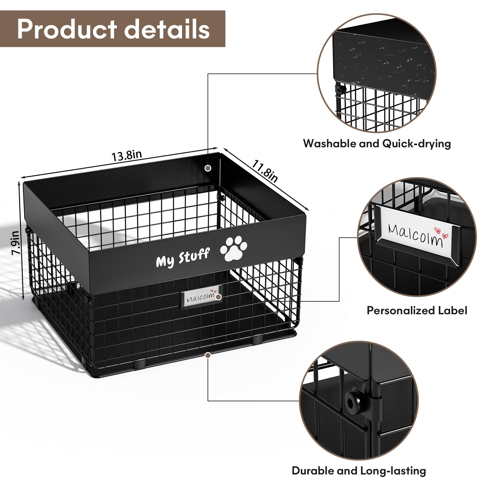 Organizador de juguetes qeerable para sala de estar, fácil acceso.
