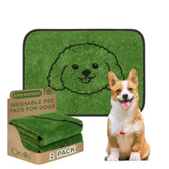 Qeils almohadillas de pipí reutilizables para cachorros, ideal entrenamiento en casa.
