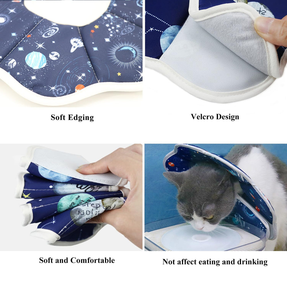 QIYADIN Soft Cat Cone port léger et agréable pour chats et chiots.