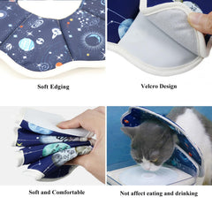 QIYADIN Soft Cat Cone port léger et agréable pour chats et chiots.