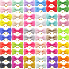 Lazo QingHan para pelo de perro de 2 pulgadas en colores vivos, ideal para peinados diarios.