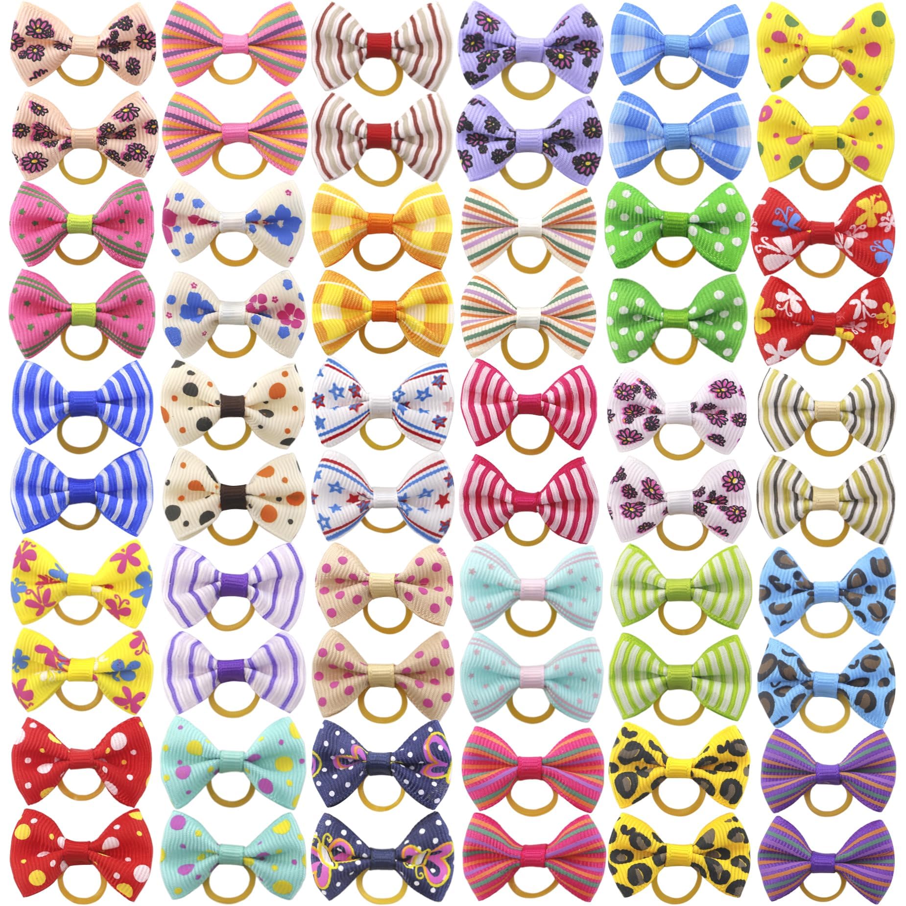 Lazos QingHan para regalo a tu mascota, colores variados y uso diario.