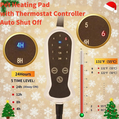 QUASILOVE almohadilla calor 9 niveles para adaptar temperatura