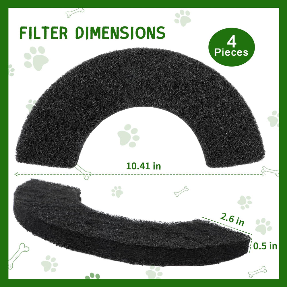 QUEARN filtro carbón modelo 4, seguro para mascotas.