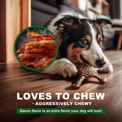 Quizvi hueso de nylon para cachorros con masticación segura