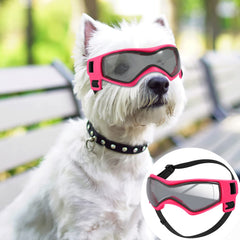 Gafas para perro QUMY con ajuste de correa para paseos cómodos