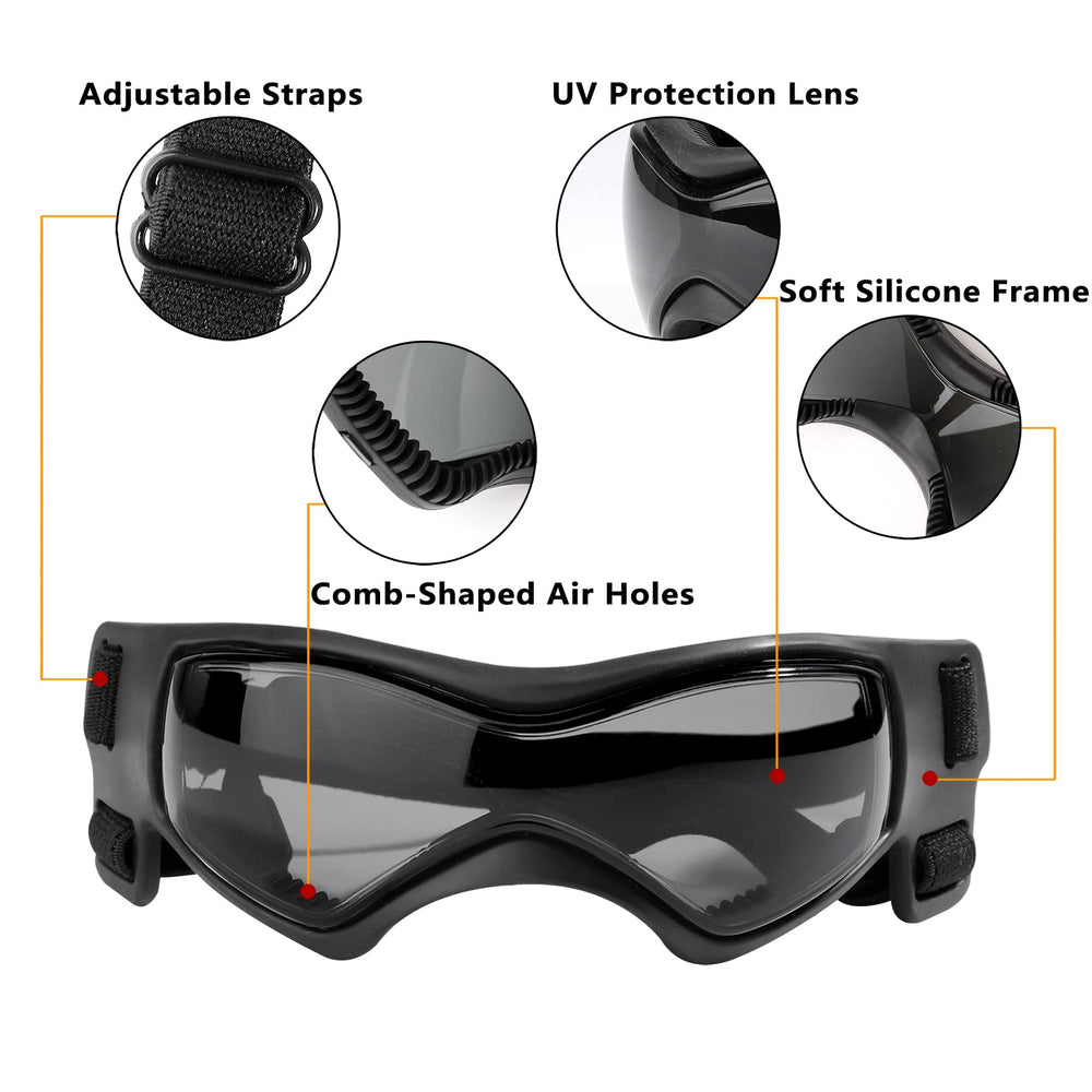 Gafas QUMY para perro con protección UV para días soleados