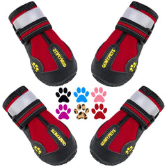Zapatillas QUMY para perro grande con apertura amplia y ajuste cómodo.